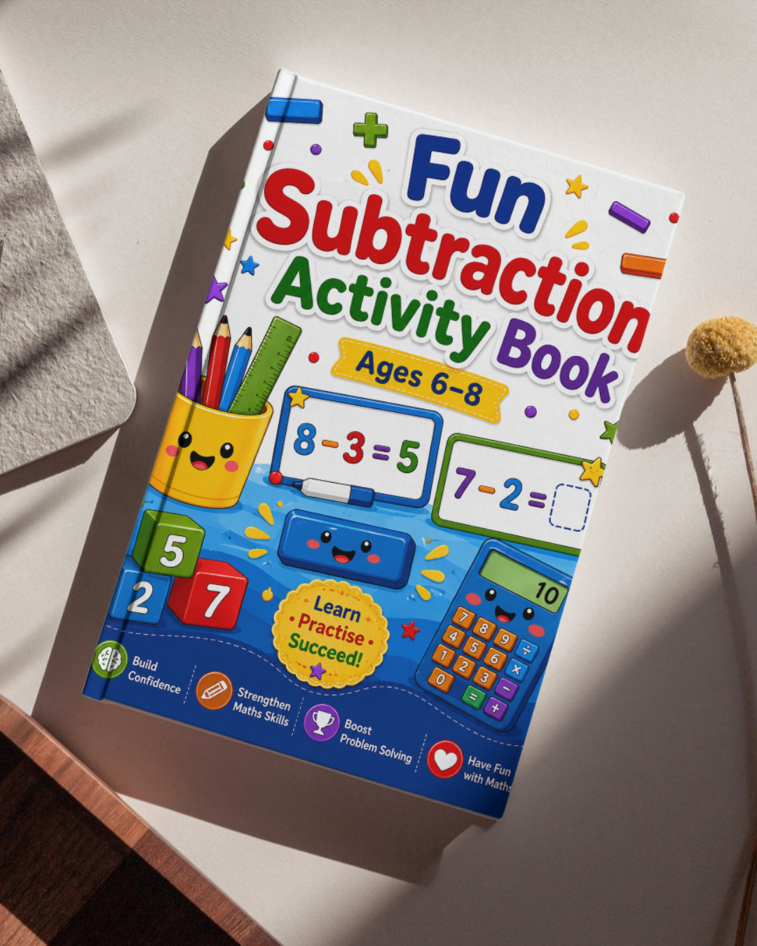 Fun Subtraction Activity Book Ages 6–8 | Printable Maths Workbook PDF