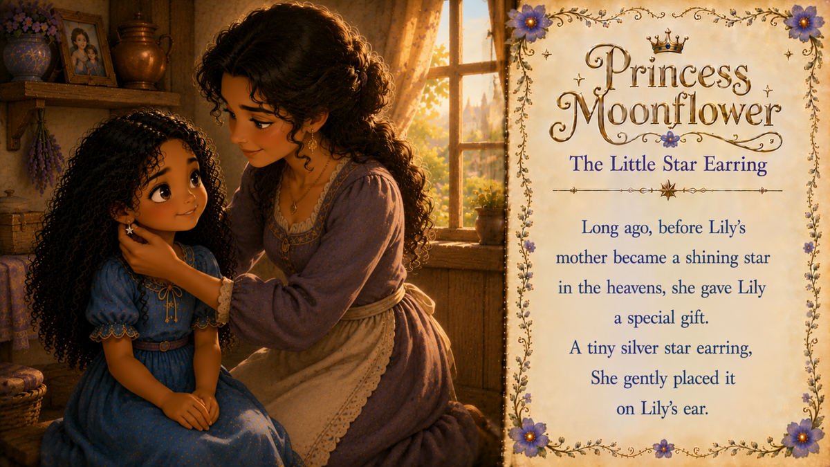 Princess Moonflower: The Little Star Earring | Magical Children’s Digital Storybook PDF