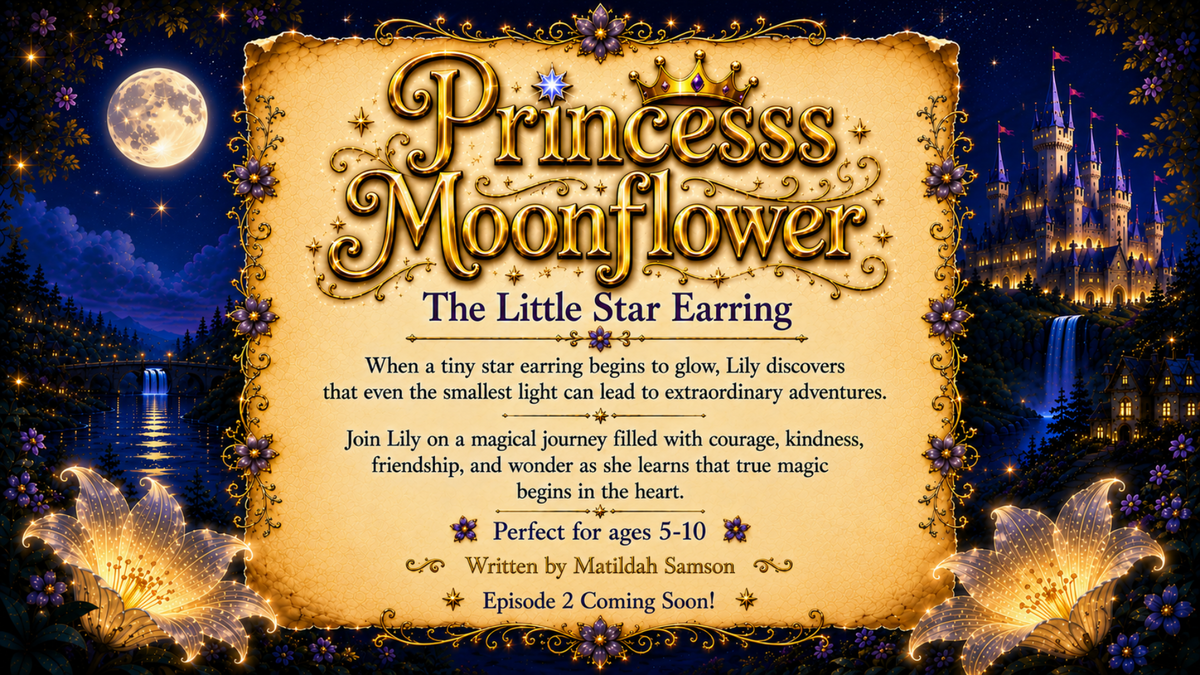 Princess Moonflower: The Little Star Earring | Magical Children’s Digital Storybook PDF