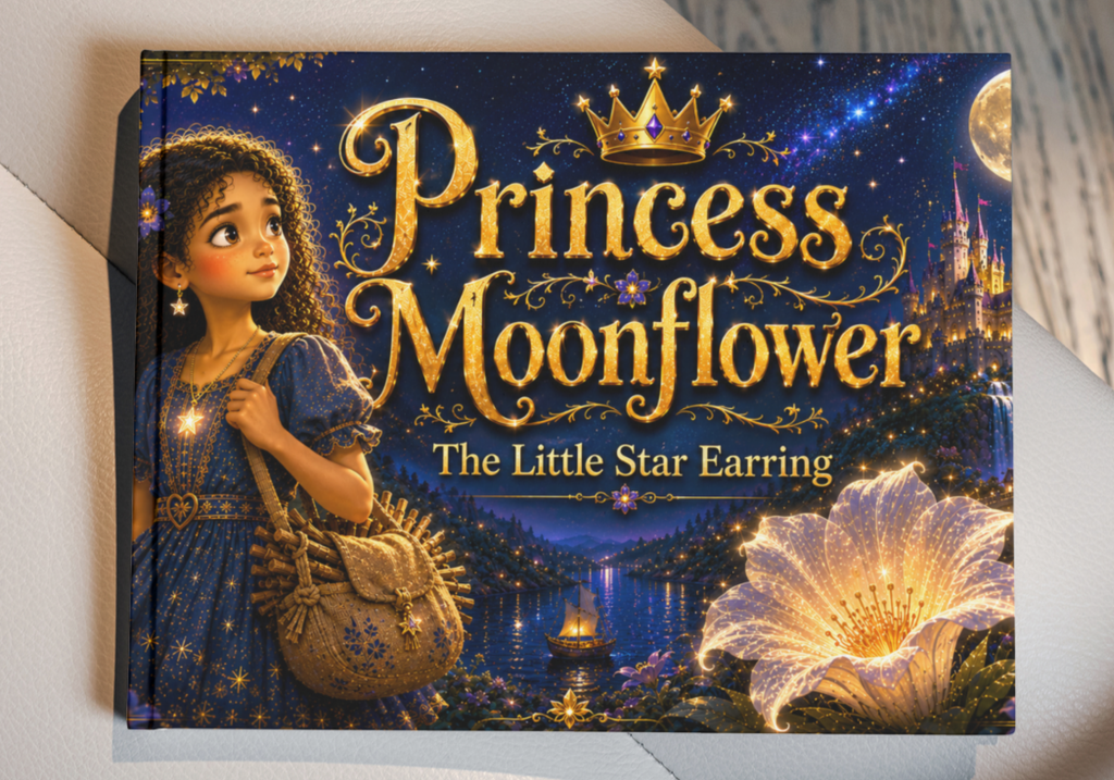 Princess Moonflower: The Little Star Earring | Magical Children’s Digital Storybook PDF
