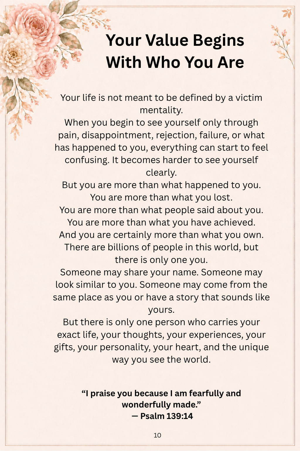 Rediscover Your Worth | Christian Self-Worth Journal