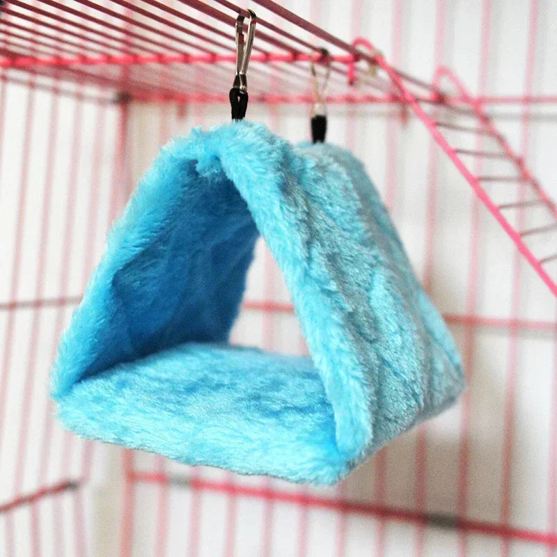 Cozy Hanging Bird Hammock & Sleeping Tent – Soft Pet Bird Hideaway