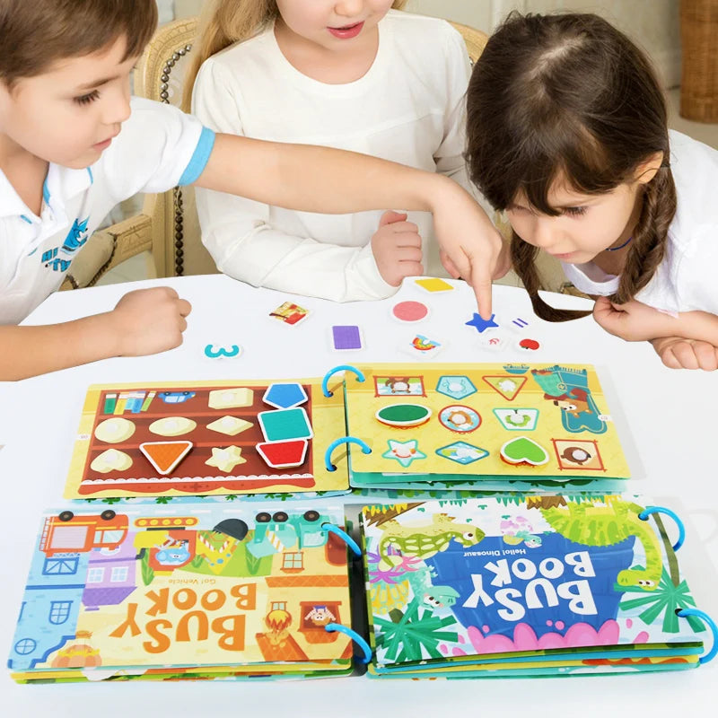 Montessori Busy Book for Kids – Early Learning Activity Book