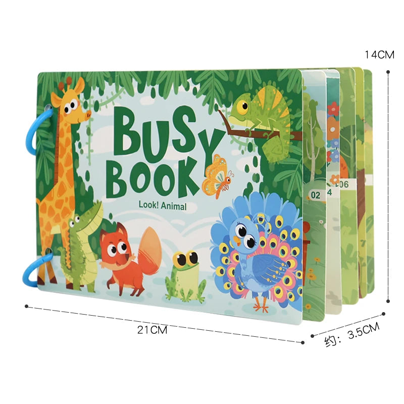 Montessori Busy Book for Kids – Early Learning Activity Book