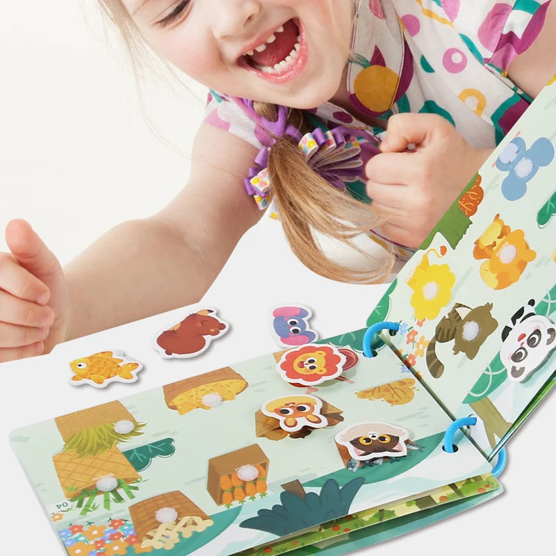Montessori Busy Book for Kids – Early Learning Activity Book
