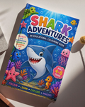 Shark Adventures | Educational Colouring Book Ages 4–8 | Printable PDF