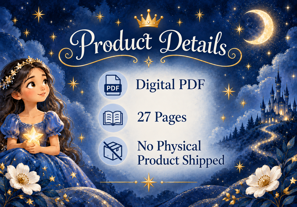 Princess Moonflower: The Little Star Earring | Magical Children’s Digital Storybook PDF